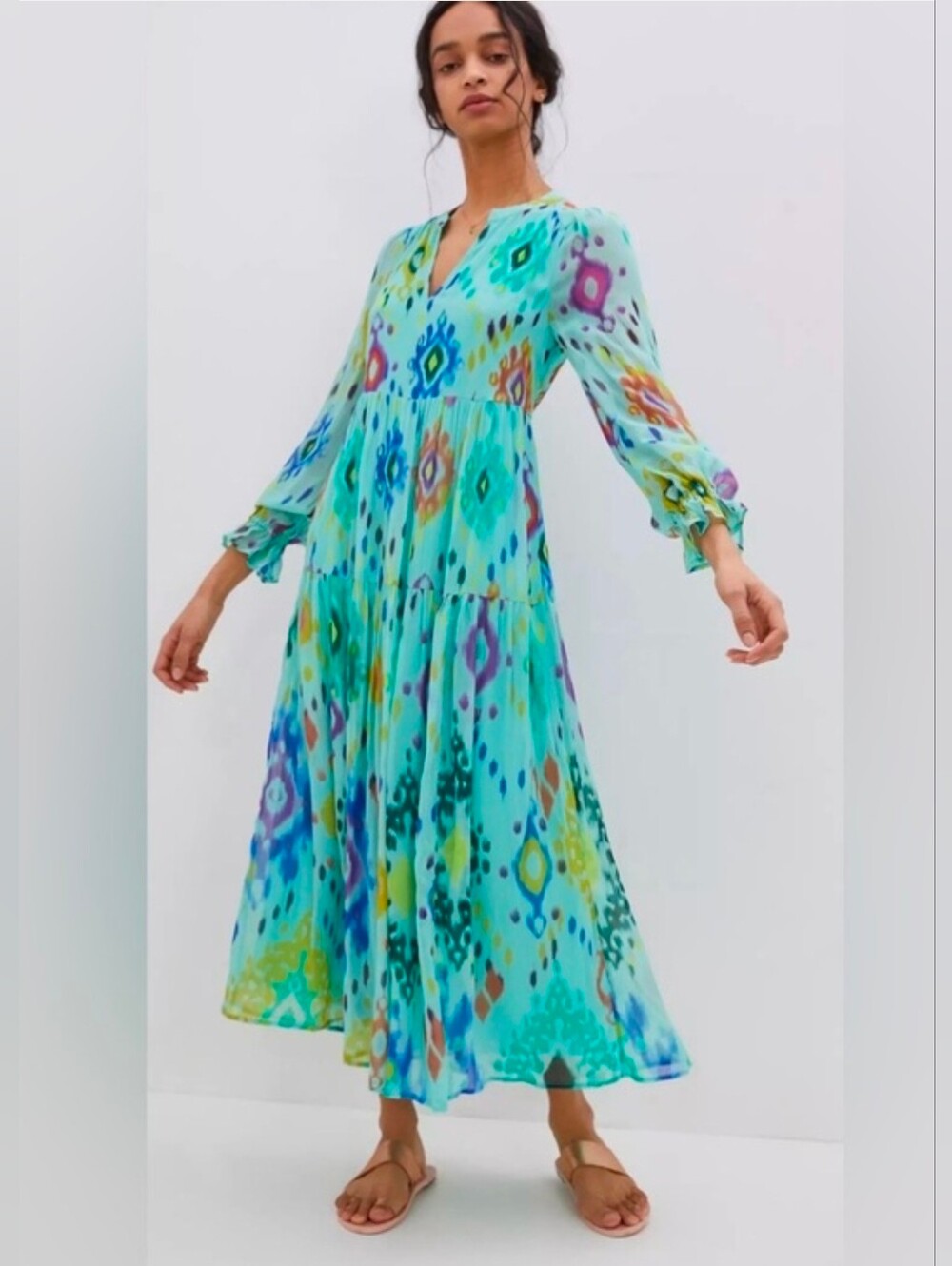 Anthropologie by Anthropologie Serenade Maxi Dress size Small